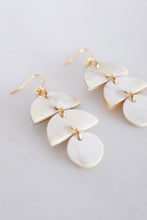 Load image into Gallery viewer, Cat Ba Crescent Drop Buffalo Horn Dangle Earrings