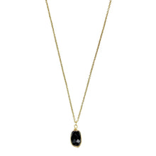 Load image into Gallery viewer, Black Quartz Pendant Necklace