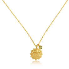 Load image into Gallery viewer, Heart Chakra, Anahata- Peridot Charm (Gratitude:Forgiveness:Love) Sterling silver Gold vermeil