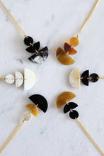 Load image into Gallery viewer, Saigon Geometric Buffalo Horn Pendant Necklace