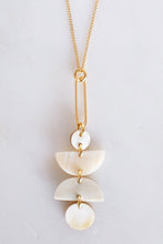Load image into Gallery viewer, Ha Giang Geometric Buffalo Horn Long Pendant Necklace