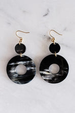 Load image into Gallery viewer, Hoan Toan 16K Gold-Plated Brass Buffalo Horn Donut Dangle Earrings