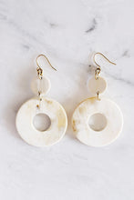 Load image into Gallery viewer, Hoan Toan 16K Gold-Plated Brass Buffalo Horn Donut Dangle Earrings