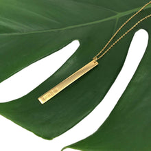 Load image into Gallery viewer, Layered Bar Bullet Necklace