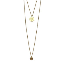 Load image into Gallery viewer, Layered North Star Bullet Necklace