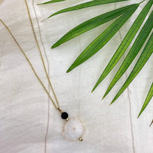 Load image into Gallery viewer, Solar Quartz Lava Necklace