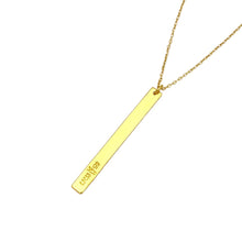 Load image into Gallery viewer, Layered Bar Bullet Necklace