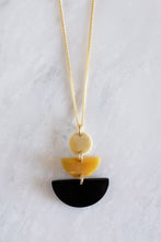 Load image into Gallery viewer, Saigon Geometric Buffalo Horn Pendant Necklace