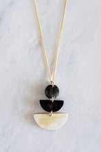 Load image into Gallery viewer, Saigon Geometric Buffalo Horn Pendant Necklace