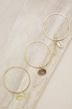 Load image into Gallery viewer, Beach Life 18k Gold Plated Bangle Set
