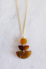 Load image into Gallery viewer, Saigon Geometric Buffalo Horn Pendant Necklace
